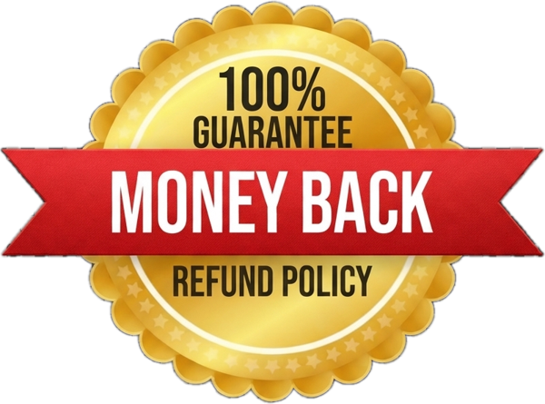 100% money back guarantee